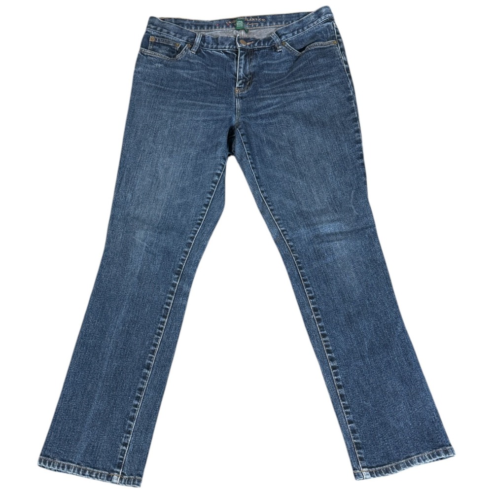 Lauren Ralph Lauren Blue Denim Jeans Classic‎ Straight Ladies Sz 12 32x28 Blue